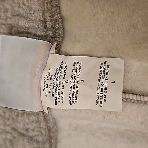 Champion Men's Powerblend Open Bottom Sweat Pants in: Oxford Gray - Picture 8 of 9